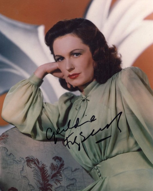 Geraldine Fitzgerald Movies Autographed Portraits Through The Decades