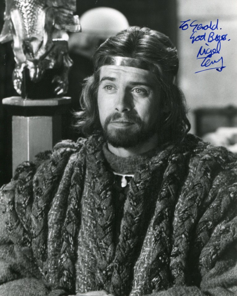 Nigel Terry Movies Autographed Portraits Through The Decades