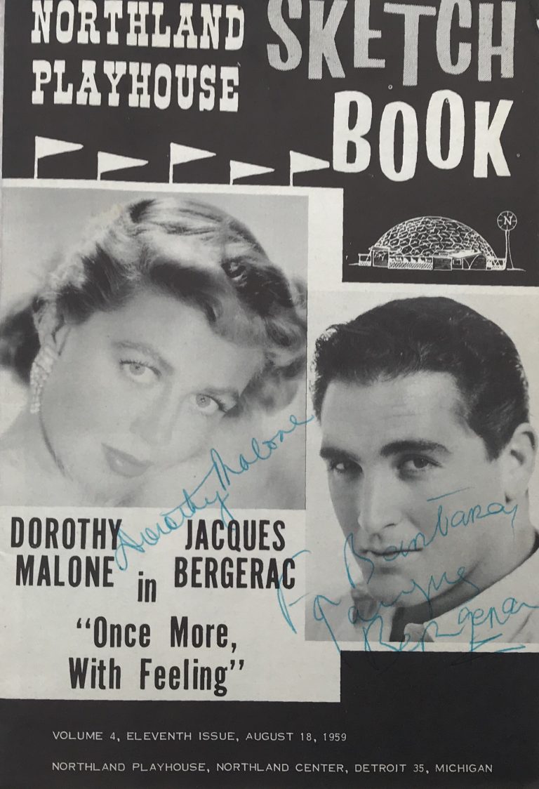 Dorothy Malone & Jacques Bergerac Movies & Autographed Portraits