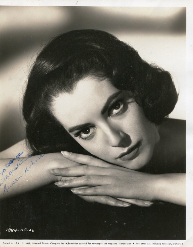 Susan Kohner Movies And Autographed Portraits Through The Decades 5703