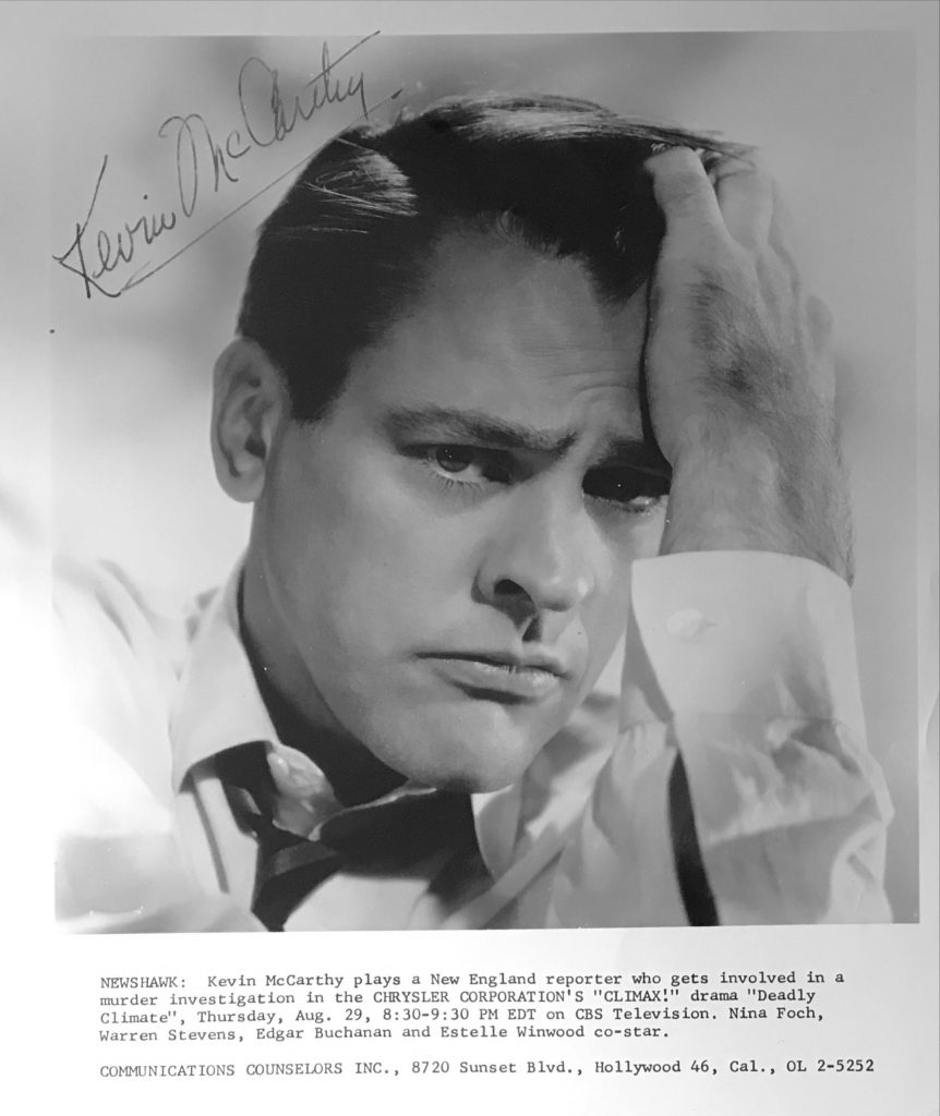 Kevin McCarthy - Movies & Autographed Portraits Through The Decades
