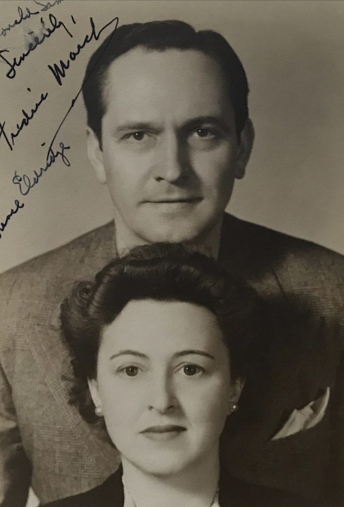 695px x 1024px - Fredric March & Florence Eldridge â€“ Movies & Autographed Portraits Through  The Decades