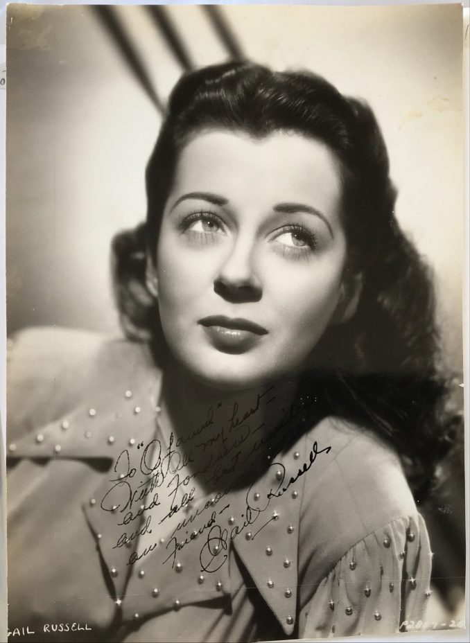 Gail Russell - Movies & Autographed Portraits Through The Decades