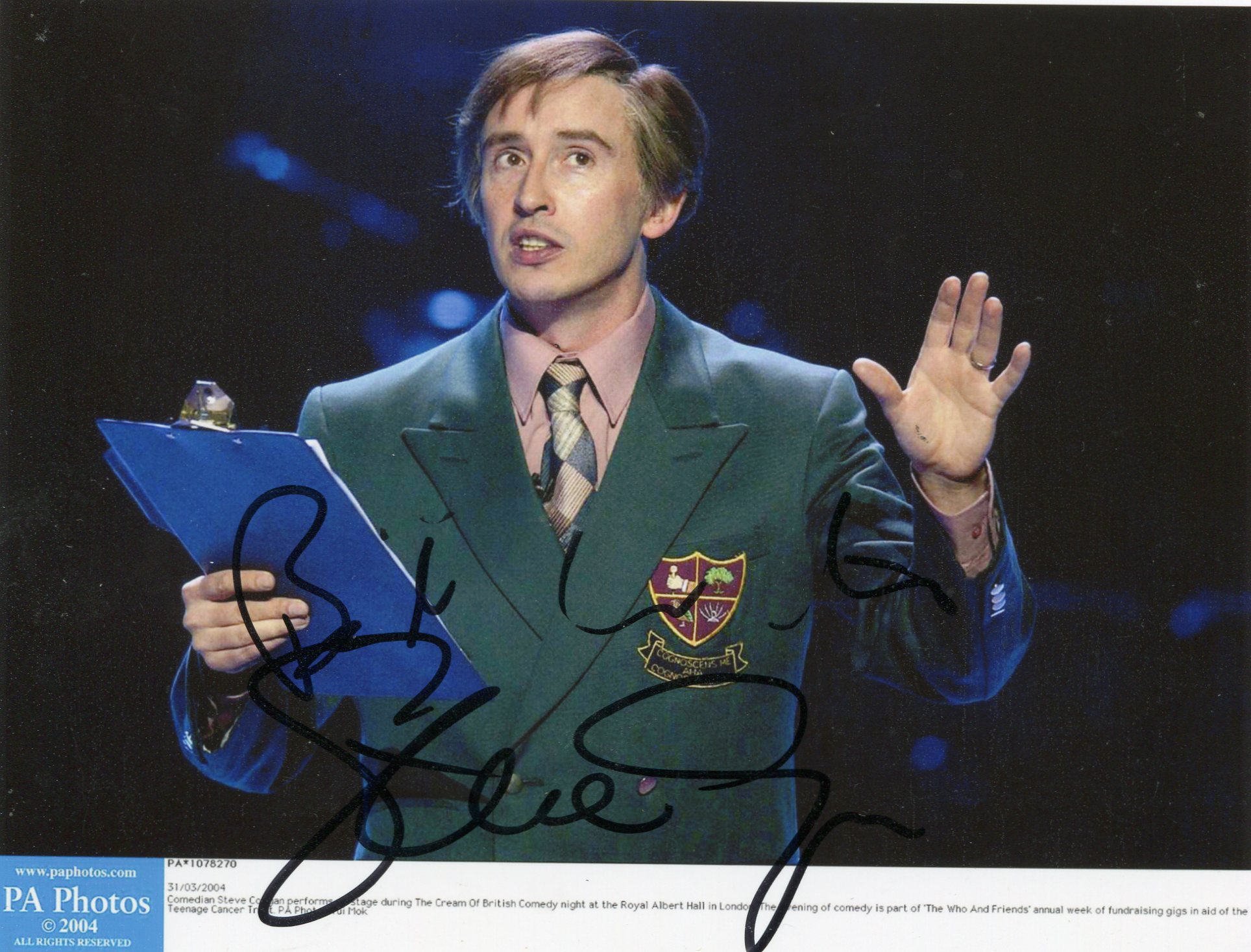 Steve Coogan – Movies & Autographed Portraits Through The Decades