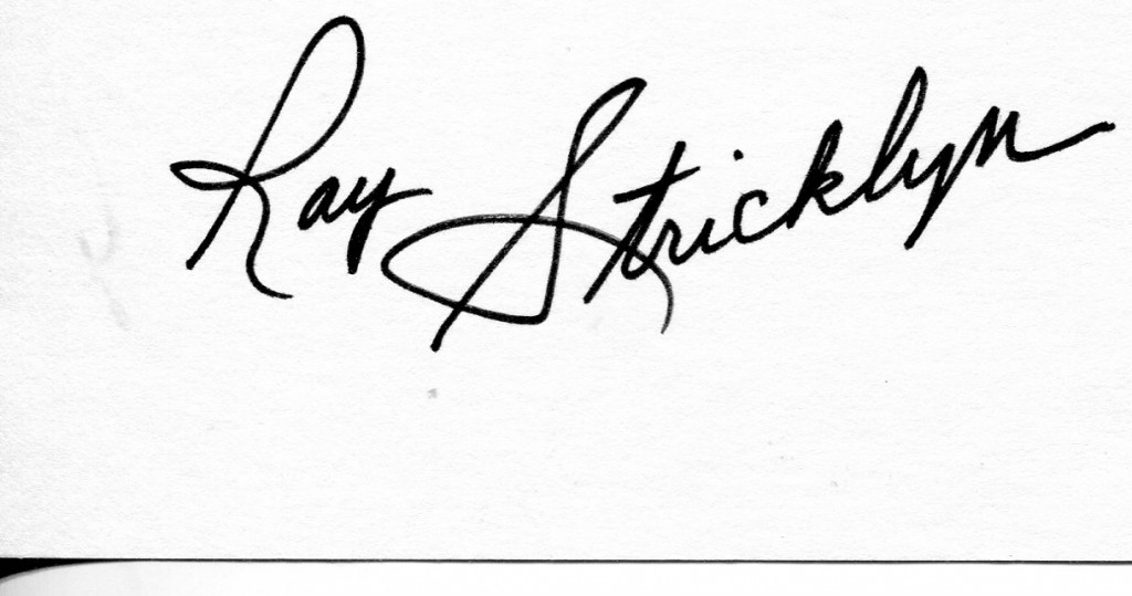 Ray Stricklyn