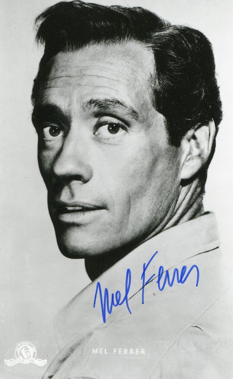 Mel Ferrer – Movies & Autographed Portraits Through The Decades