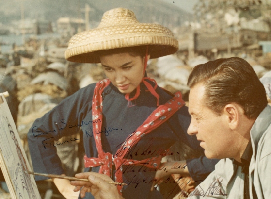 William Holden & France Nuyen