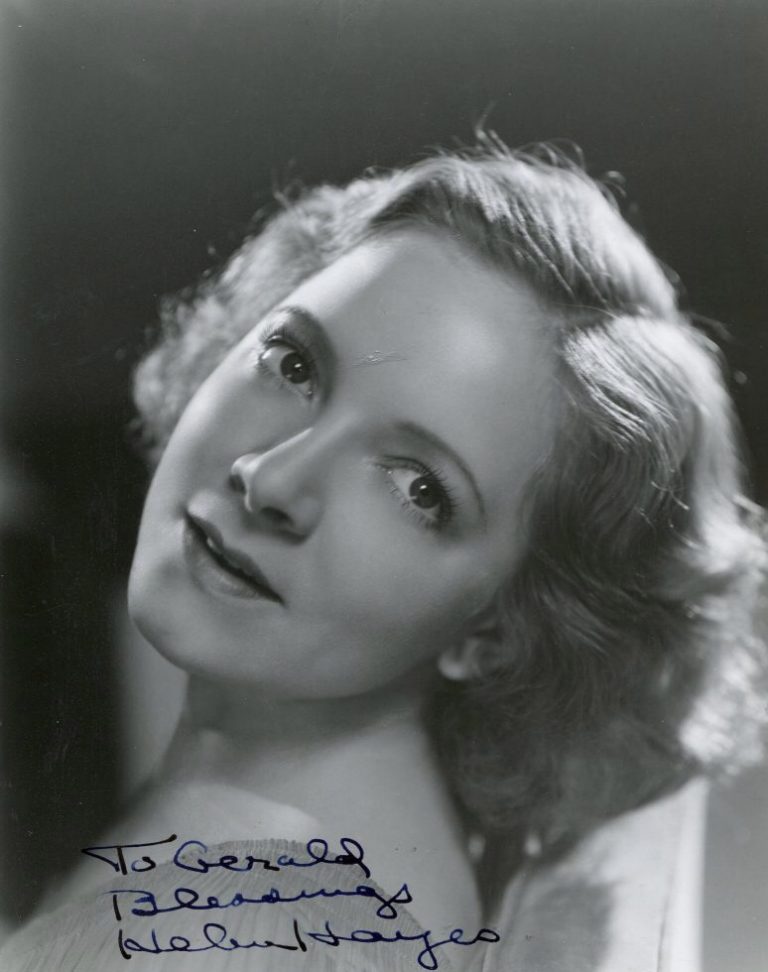 Helen Hayes Movies And Autographed Portraits Through The Decades