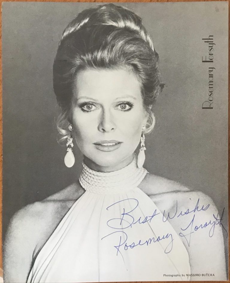 Rosemary Forsyth Movies & Autographed Portraits Through The Decades
