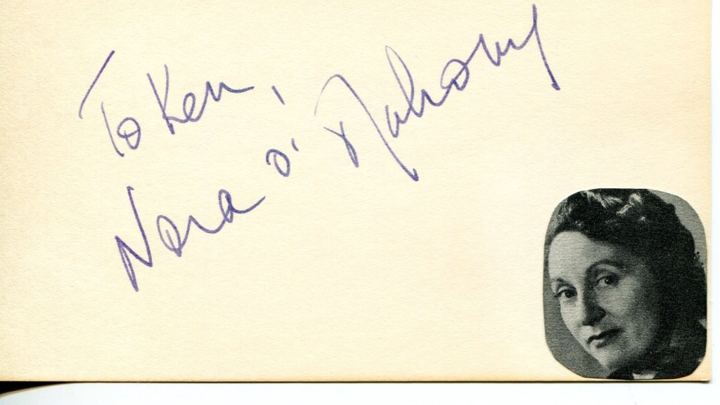 Nora O'Mahoney.